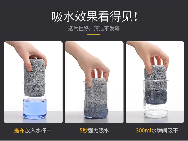 2019 Free Hand Washing Lazy Mop Magic Cleaner Self-wring Squeeze Household Cleaning Automatic Dehydration