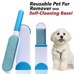 2019 New pet hair remover The Popular New Pet Hair Brush Hair Removal Comb Sofa Bed Portable Home Cleaning Brush lint remover